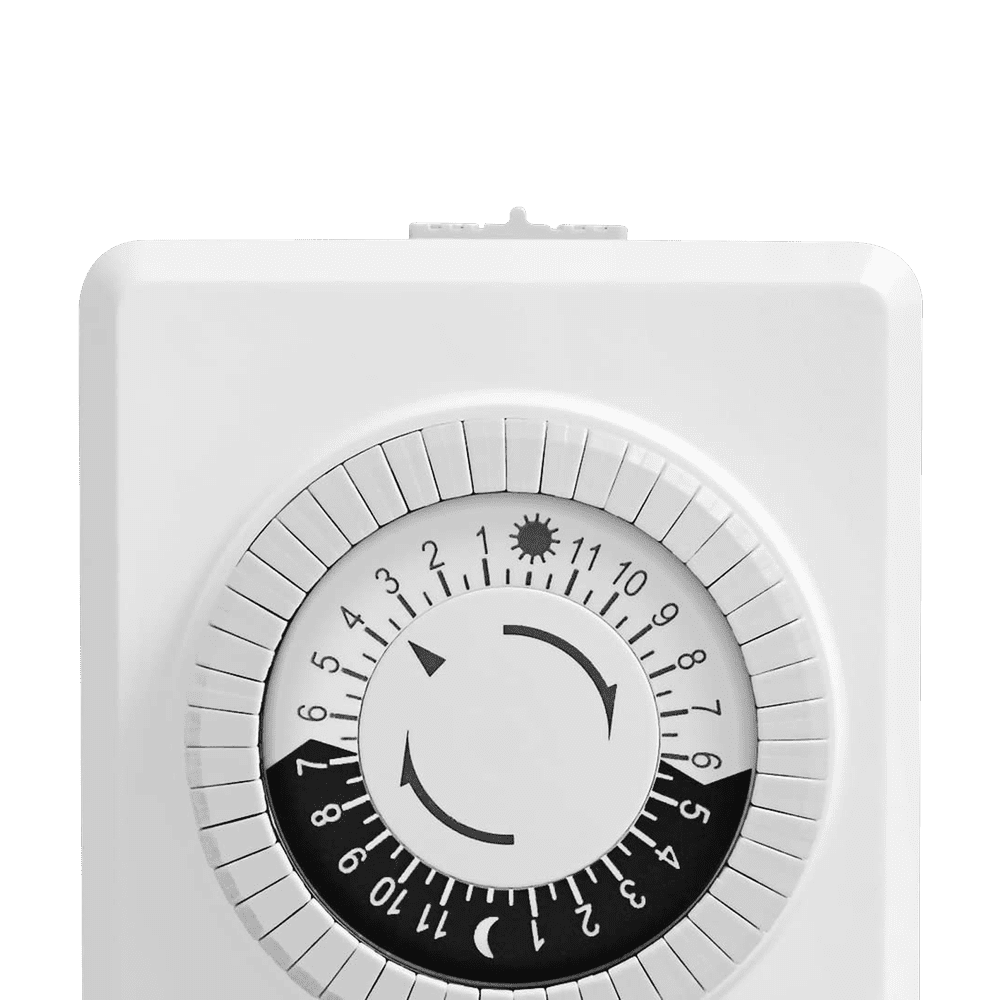TM02 Plug In Timer Indoor Mechanical Clock for Garden Lights Transformers 24 Hour, photo 3 of 6