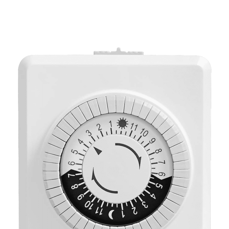 TM02 Plug In Timer Indoor Mechanical Clock for Garden Lights Transformers 24 Hour, photo 3 of 6