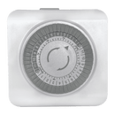 TM02 Plug In Timer Indoor Mechanical Clock for Garden Lights Transformers 24 Hour