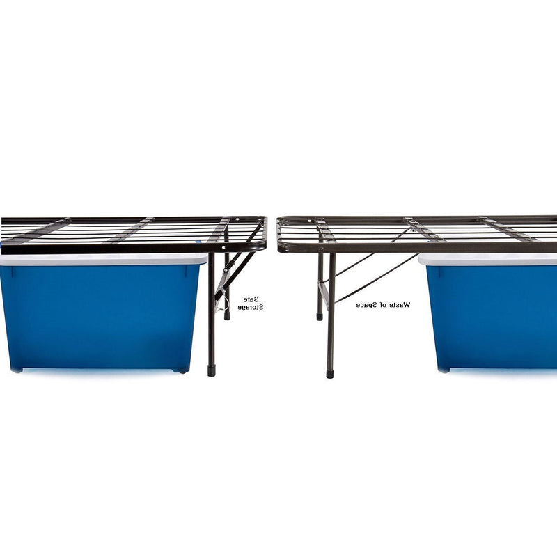 Twin size Black Metal Platform Bed Frame, photo 3 of 4