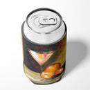 Orange Martini by Malenda Trick Can or Bottle Hugger Cooler Sleeve for Standard 12 oz Cans, Insulated Foam Beer & Soda Can Hugger Reusable