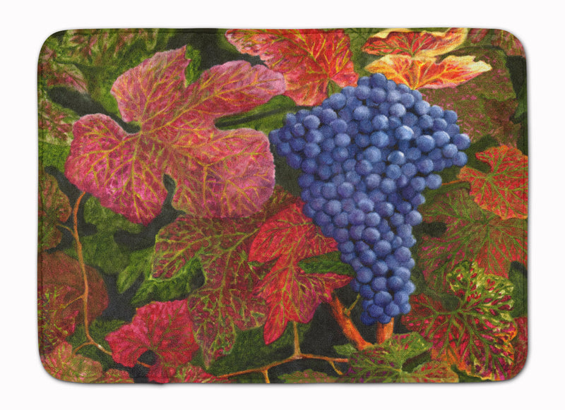 Grapes Of Joy by Malenda Trick Machine Washable Memory Foam Mat TMTR0151RUG