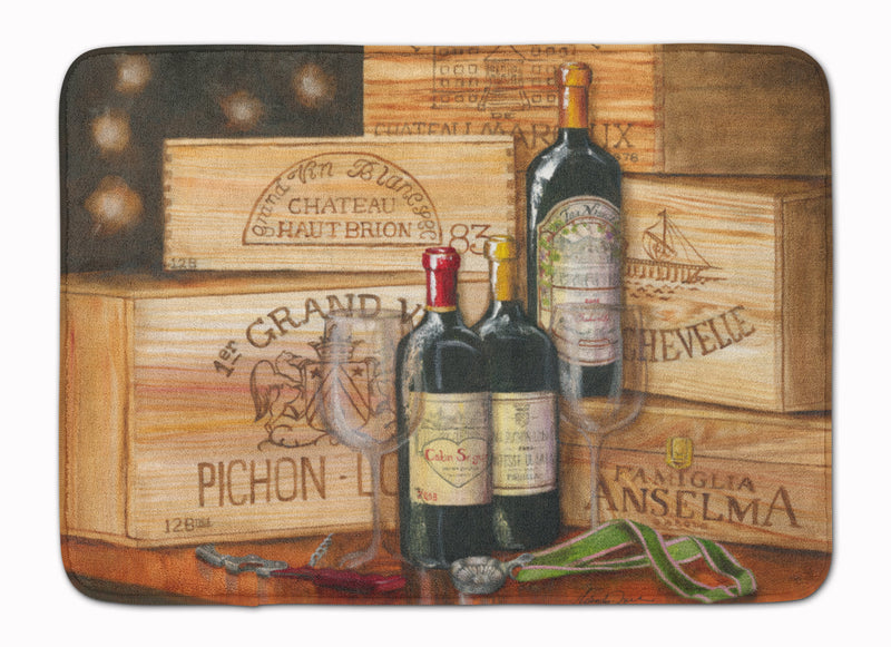 Wine Gran Vin by Malenda Trick Machine Washable Memory Foam Mat TMTR0254RUG