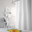 Yellow Hibiscus by Malenda Trick Memory Foam Kitchen Mat Machine Washable Anti-Fatigue Cushion Comfort Bath or Kitchen Rug
