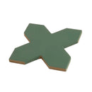 Sage Green 5x5 Matte Cross Porcelain Tile (34 pack, 5.31 sq ft/case) - Sample
