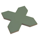 Sage Green 5x5 Matte Cross Porcelain Tile (34 pack, 5.31 sq ft/case) - Sample