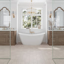 Ecru Taupe 5x5 Matte Cross Porcelain Tile (34 pack, 5.31 sq ft/case)
