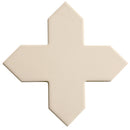 Ecru Taupe 5x5 Matte Cross Porcelain Tile (34 pack, 5.31 sq ft/case) - Sample