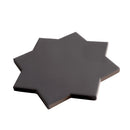 Graphite Black 7x7 Matte Star Porcelain Tile (34 pack, 5.31 sq ft/case)