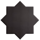 Graphite Black 7x7 Matte Star Porcelain Tile (34 pack, 5.31 sq ft/case)