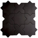 Graphite Black 7x7 Matte Star Porcelain Tile (34 pack, 5.31 sq ft/case)