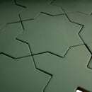 Sage Green 7x7 Matte Star Porcelain Tile (34 pack, 5.31 sq ft/case)