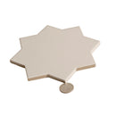 Light Gray 7x7 Matte Star Porcelain Tile (34 pack, 5.31 sq ft/case)