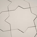 Light Gray 7x7 Matte Star Porcelain Tile (34 pack, 5.31 sq ft/case)
