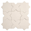 Light Gray 7x7 Matte Star Porcelain Tile (34 pack, 5.31 sq ft/case)