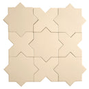 Ecru Taupe 7x7 Matte Star Porcelain Tile (34 pack, 5.31 sq ft/case)