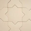 Ecru Taupe 7x7 Matte Star Porcelain Tile (34 pack, 5.31 sq ft/case)