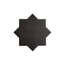Graphite Black 7x7 Matte Star Porcelain Tile (34 pack, 5.31 sq ft/case)