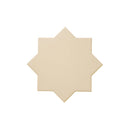 Ecru Taupe 7x7 Matte Star Porcelain Tile (34 pack, 5.31 sq ft/case)