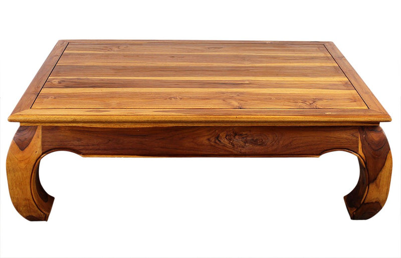 Haussmann® Teak Thai Opium Table 32 x 47 x 16 inch High Oak Oil