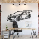 GT-86 Perspective Metal Car Wall Art - MT1292