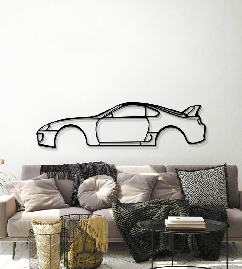 Supra MK4 Metal Car Wall Art - MT1096