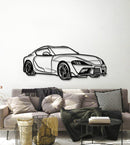 Supra MK5 Perspective Metal Car Wall Art  - MT1137