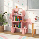 Kids Bookcase Toy Storage Organizer with Open Storage Shelves