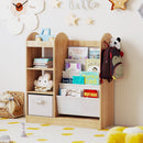 Toy Storage Organizer with 4-Tier Sling Shelves