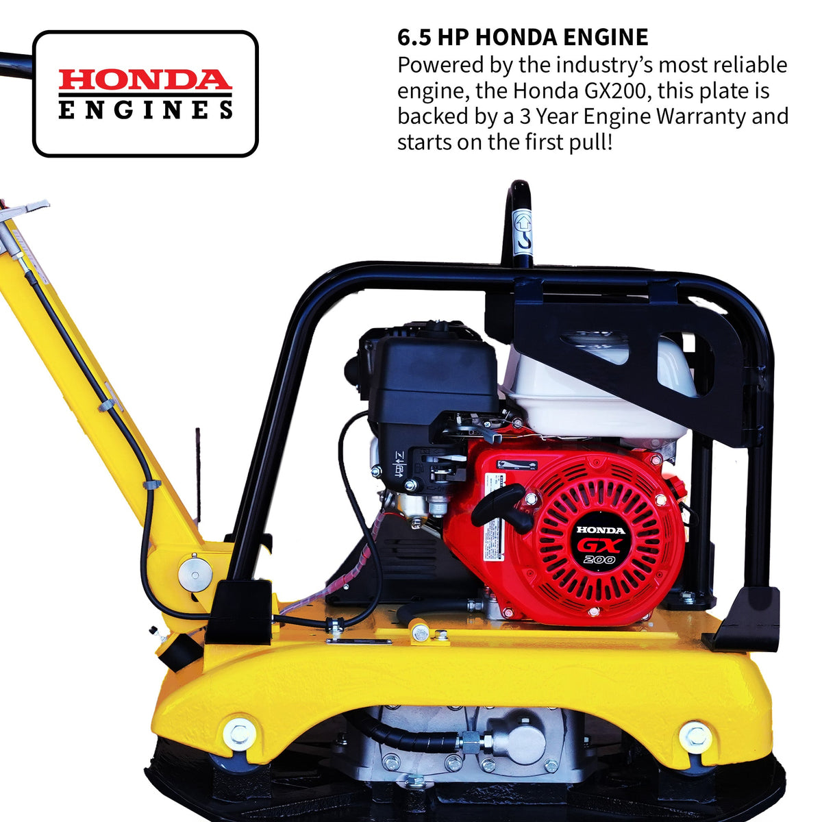 Tomahawk 6.5 HP Honda Reverse Hydraulic Plate Compactor for Soil, Aggregate, Cohesive Compaction, photo 6 of 13