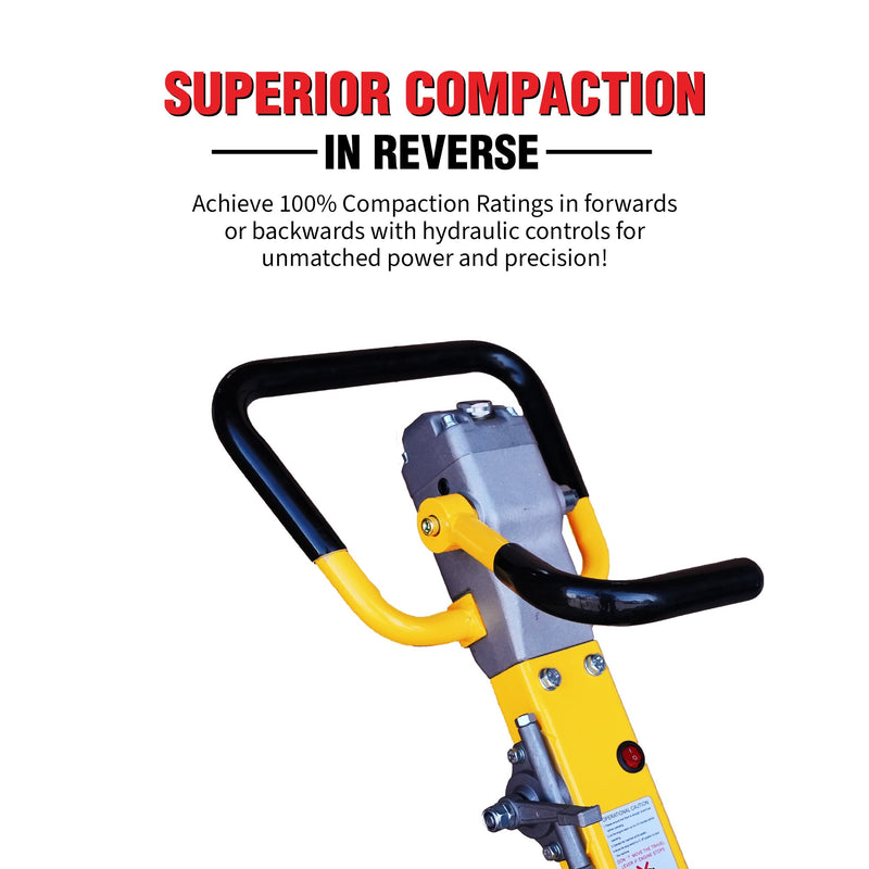 Tomahawk 6.5 HP Honda Reverse Hydraulic Plate Compactor for Soil, Aggregate, Cohesive Compaction, photo 8 of 13