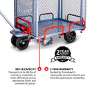 Powered Stock Picker 400kg Capacity for Warehouses, Shops & Material Handling by Tomahawk Power