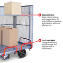 Powered Stock Picker 400kg Capacity for Warehouses, Shops & Material Handling by Tomahawk Power