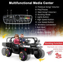 12V 2-Seater Kids Ride On Dump Truck with Dump Bed and Shovel by LJGDeals