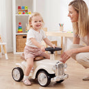 Kids Sit to Stand Vehicle with Working Steering Wheel and Under Seat Storage