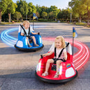 12V Kids Ride On Bumper Car with Remote Control and Flashing Lights