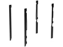 Ford Transit Van L-Track Adjustable Bed Brackets for 148" high and mid roof by White Top Adventures