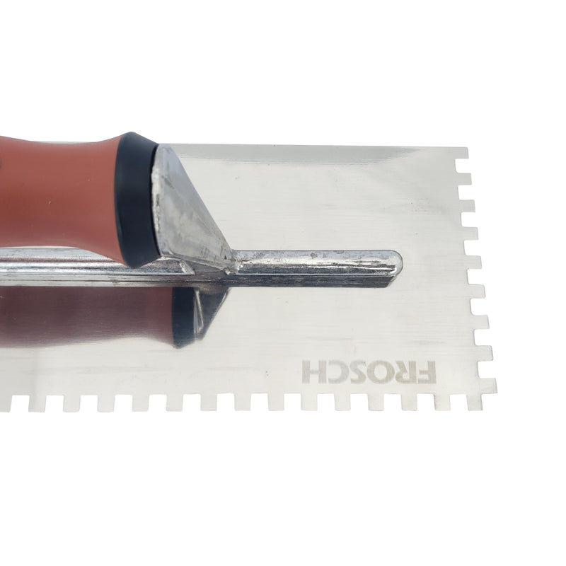 Stainless Steel Square Notch Trowel - 1/4" X 1/4"