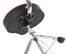 GRIFFIN Drum Throne with Backrest Support | Saddle Style Padded Leather Drummer Motorcycle Biker Seat | Swivel Adjustable Height Music Drum Chair | Musicians Guitar Stool | Percussion Tractor Top