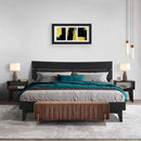 [Buy 1 Get 1] Aurora Solid Wood Bed Frame & Nightstand