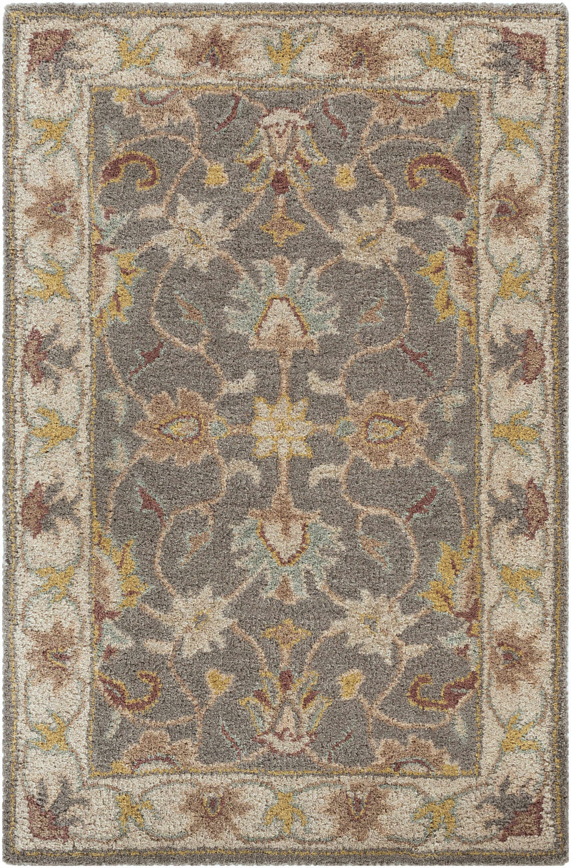 Cherryfield Hand Tufted Taupe Wool Rug