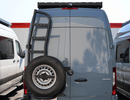 SPRINTER REAR TIRE CARRIER LADDER by White Top Adventures