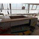 HANDCRAFTED CUSTOM TRAVERTINE SINK - 1