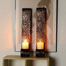 22.5''H Metal Candle Sconces Wall Decor Sconce Candle Holder(Set of 2) by JHY DESIGN