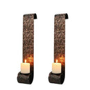 22.5''H Metal Candle Sconces Wall Decor Sconce Candle Holder(Set of 2) by JHY DESIGN