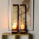 22.5''H Metal Candle Sconces Wall Decor Sconce Candle Holder(Set of 2) by JHY DESIGN