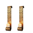 22.5''H Metal Candle Sconces Wall Decor Sconce Candle Holder(Set of 2) by JHY DESIGN