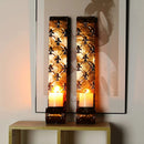 22.5''H Metal Candle Sconces Wall Decor Sconce Candle Holder(Set of 2) by JHY DESIGN