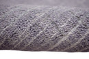 Modern Solid Design Blue Hand Knotted Wool 8x10 Area Rug