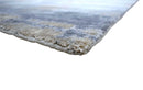 Hand knotted 8x10 Modern Abstract Blue Bamboo Silk Area Rug